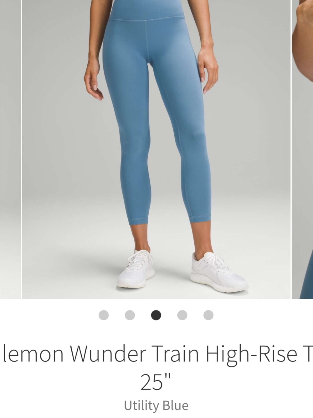 lululemon athletica Lemon Wunder Train High-Rise Leggings — Utility Blue